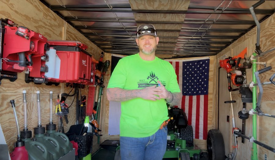Zack Flores and family — owner of Rebel Creek Construction